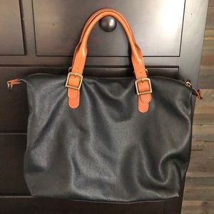 Black and Brown Mark & Graham Satchel